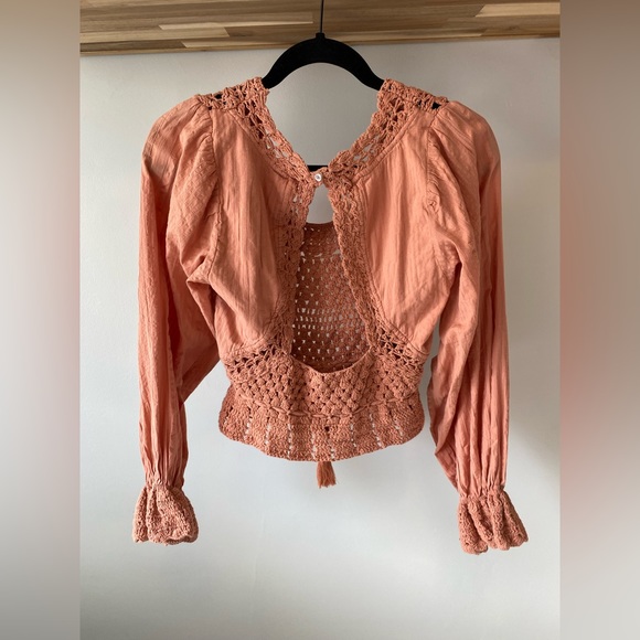 Free People Megan Crochet Top - Picture 10 of 12